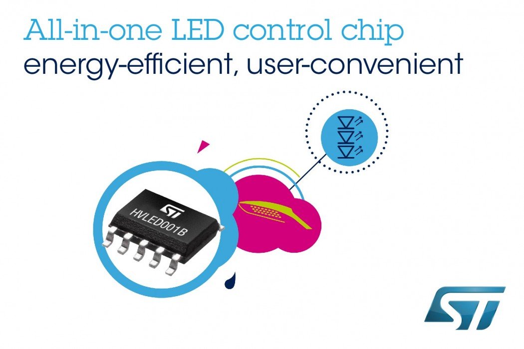 STMICROELECTRONICS STMicroelectronics Reveals State-Of-The-Art Lighting Controller for Even Greater Energy Savings with Convenience and Simplicity STMICROELECTRONICS STMicroelectronics Reveals State-Of-The-Art Lighting Controller for Even Greater Energy Savings with Convenience and Simplicity
