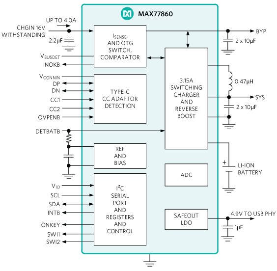 Buck-based USB-C battery charger can boost for USB-OTG Buck-based USB-C battery charger can boost for USB-OTG