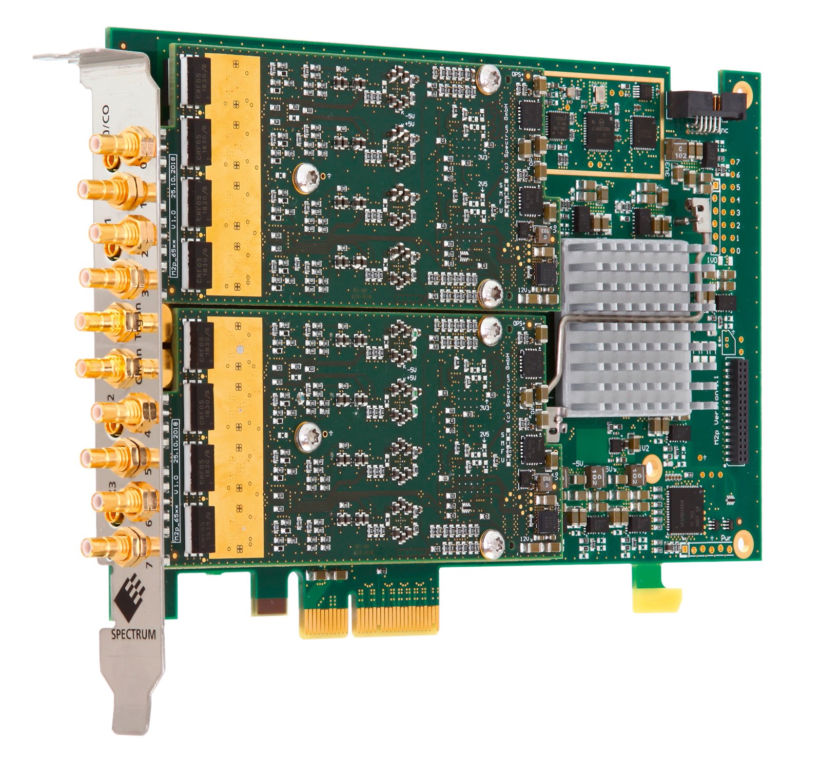 Spectrum puts 8 AWG channels on 168mm long PCIe card
