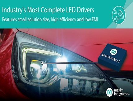Compact LED Drivers with High Efficiency & Low EMI