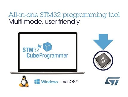 All-in-one multi-OS software tool for programming STM32 products
