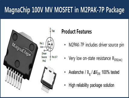 MagnaChip’s 100V MOSFET designed for e-Bike market