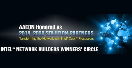 AAEON Honored as Solution Partner in Intel Network Builders Winner’s Circle for 2019-2020 AAEON Honored as Solution Partner in Intel Network Builders Winner’s Circle for 2019-2020