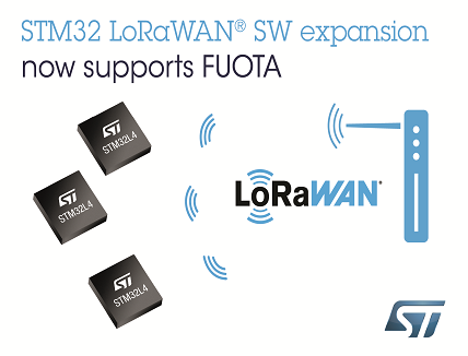 STM32 LoRaWAN Software Expansion now Supports latest FUOTA Specifications