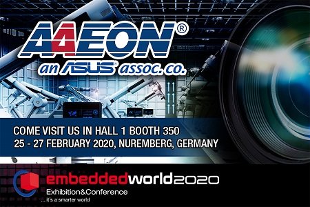 AAEON AI@Edge Solutions on Display at Embedded World 2020 AAEON AI@Edge Solutions on Display at Embedded World 2020