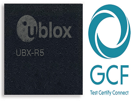 UBX-R5: The first IoT chipset certified by GCF UBX-R5: The first IoT chipset certified by GCF