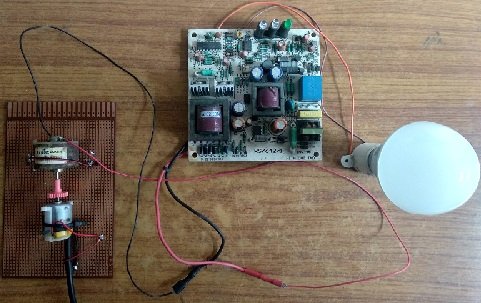 DIY Generator to produce 120V AC with 500W