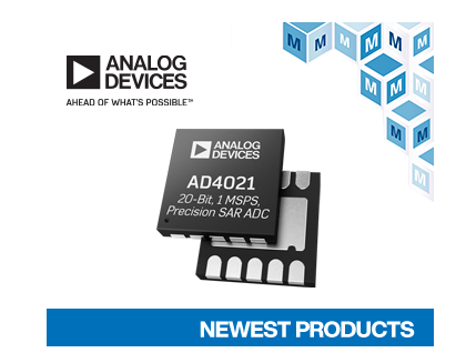Mouser Stocks Differential SAR ADCs by Analog Devices