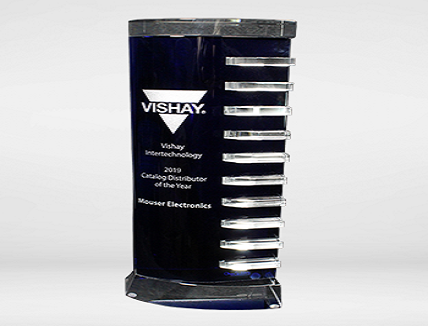Mouser Electronics Earns Two Top Distribution Awards from Vishay