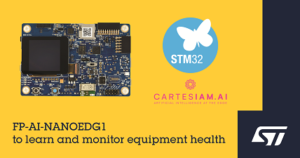 STMicroelectronics STM32 Condition-Monitoring Function Pack supported by Cartesiam Tools