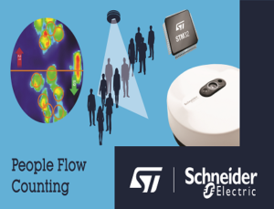 AI-enabled People-Counting Solution by STMicroelectronics and Schneider Electric