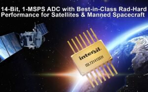 Rad-Hard 14-Bit, 1-MSPS ADC for Satellites, Manned Spacecraft, & Lunar Space Missions