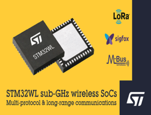 STM32WL LoRa-Compatible Wireless SoC Family ready for Mass Market STM32WL LoRa-Compatible Wireless SoC Family ready for Mass Market