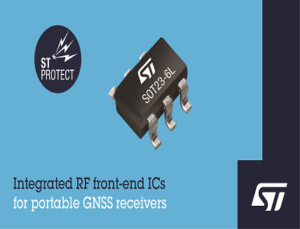 Integrated Impedance-Matching & ESD Protection IC for Portable GNSS Receivers by STMicroelectronics Integrated Impedance-Matching & ESD Protection IC for Portable GNSS Receivers by STMicroelectronics