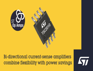 Bi-directional Current-Sense Amplifiers to maximize Energy Savings by ST