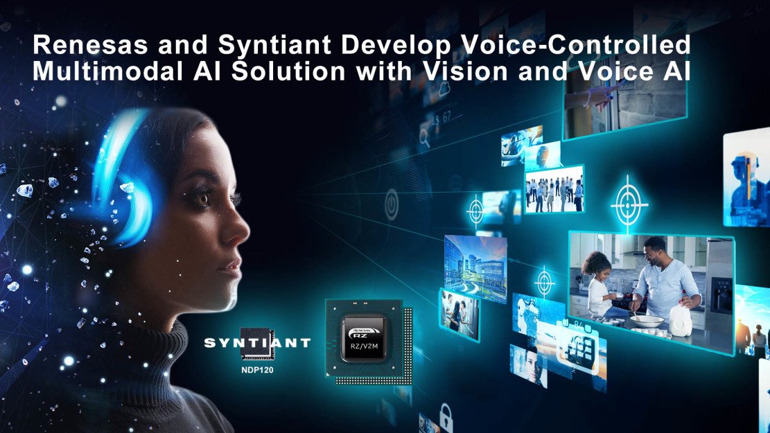 Renesas and Syntiant Develop Voice-Controlled Multimodal AI Solution