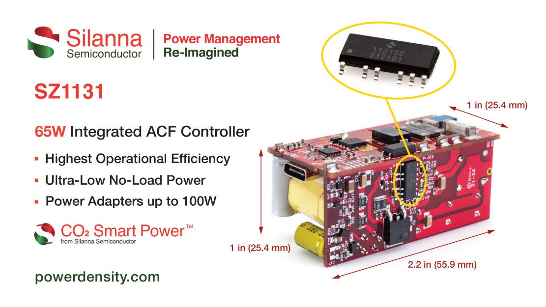 Silanna Semiconductor’s Active Clamp Flyback (ACF) Controller