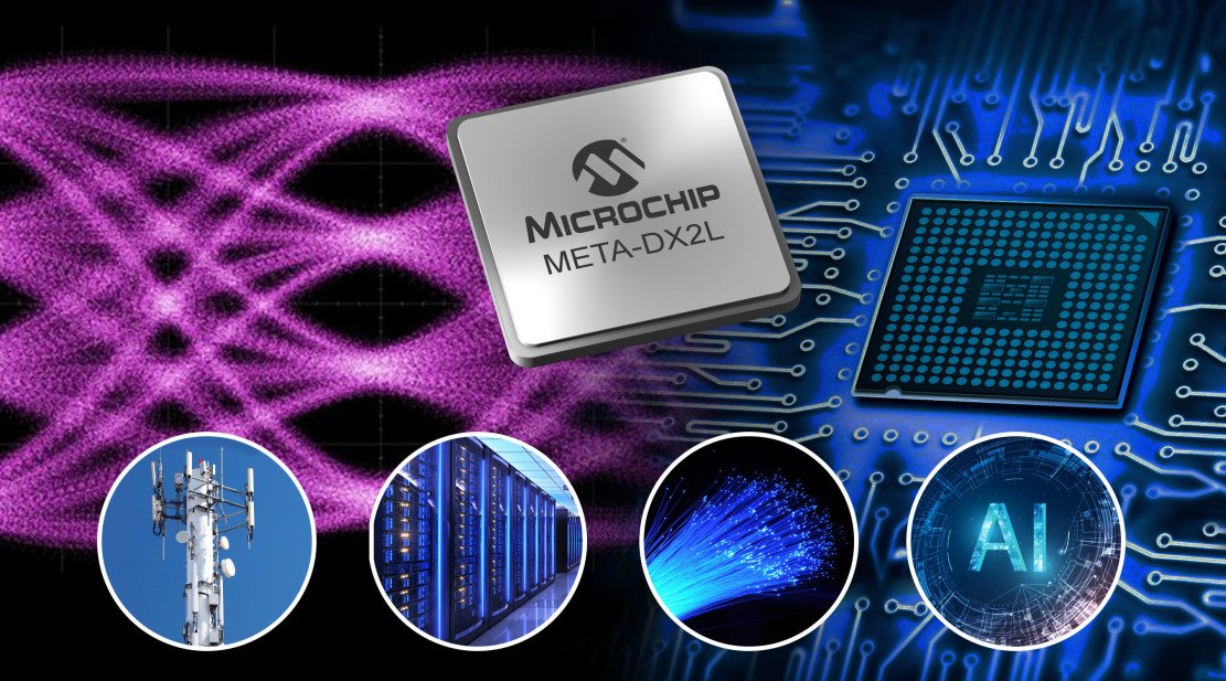 Microchip Unveils Industry’s Most Compact 1.6T Ethernet PHY with Up to 800 GbE Connectivity