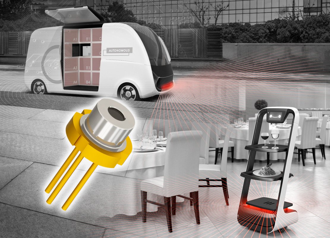 ROHM’s 75W High Optical Output Laser Diode for LiDAR