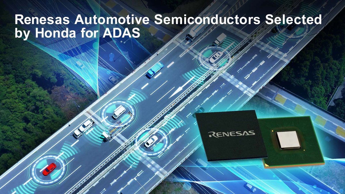 Renesas Automotive Semiconductors Selected by Honda for ADAS