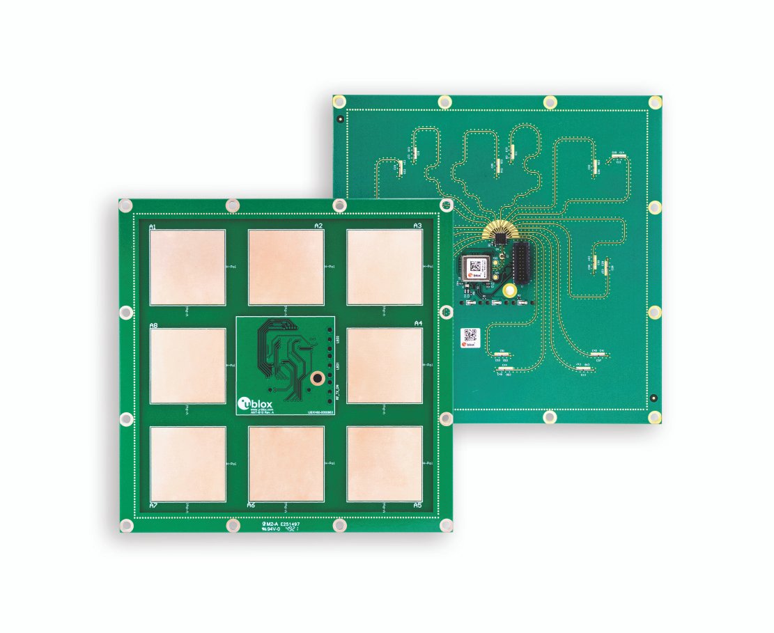 u-blox launches Bluetooth indoor positioning antenna board for commercial end-products