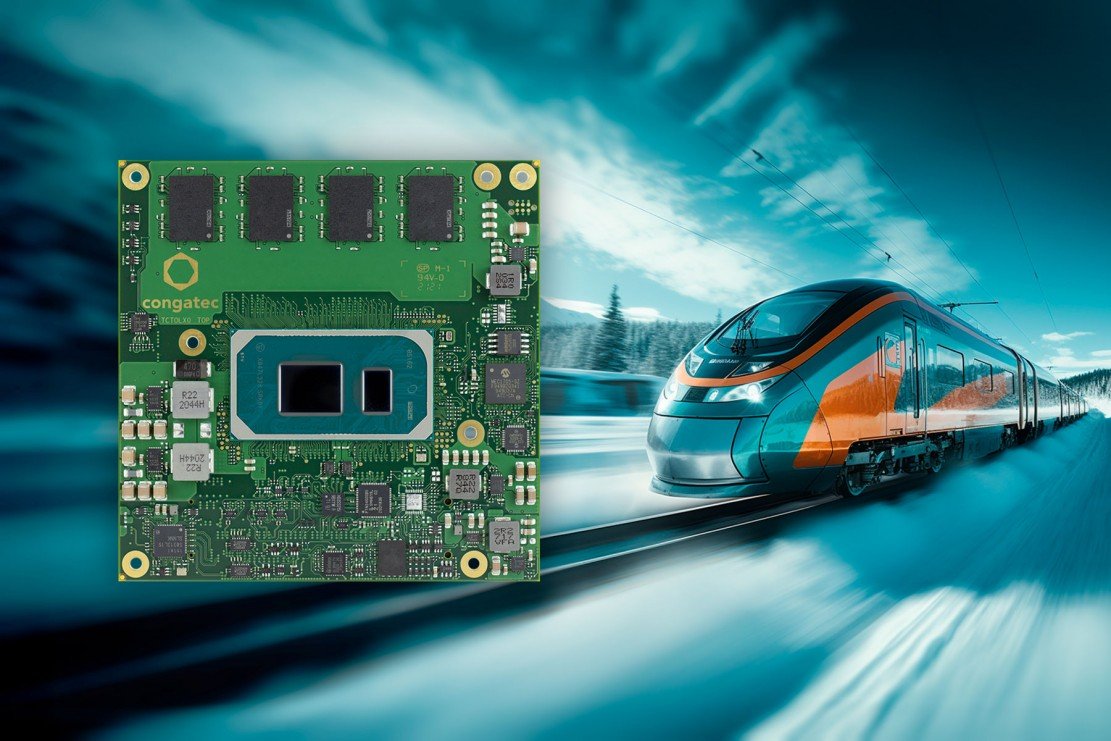 congatec COM Express modules receive IEC-60068 railway certification